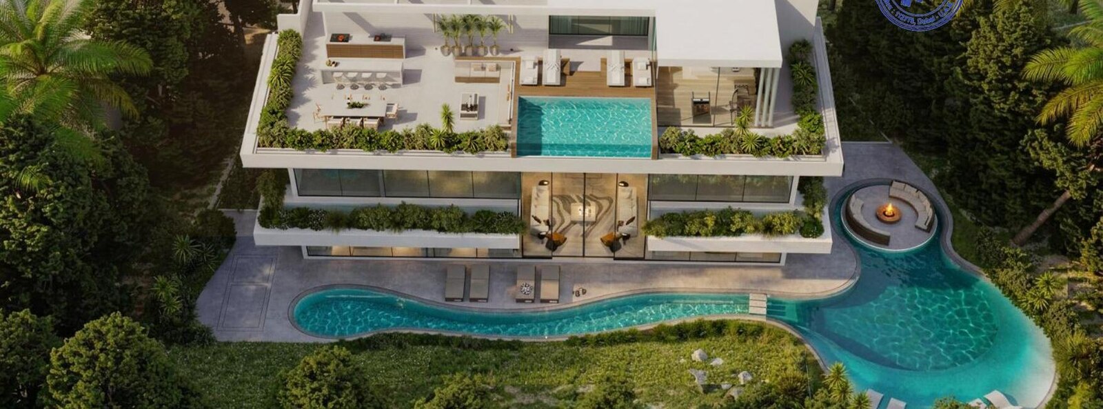 Nest A22 set among the botanical gardens of Al Barari